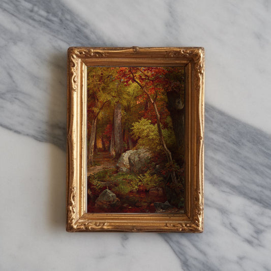 October by William Trost Richards | c. 1863 | Vintage Fine Art Print