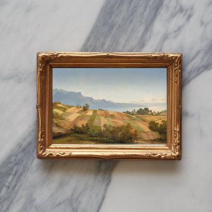 Swiss Landscape by Alexandre Calame | c. 1830 | Vintage Fine Art Print