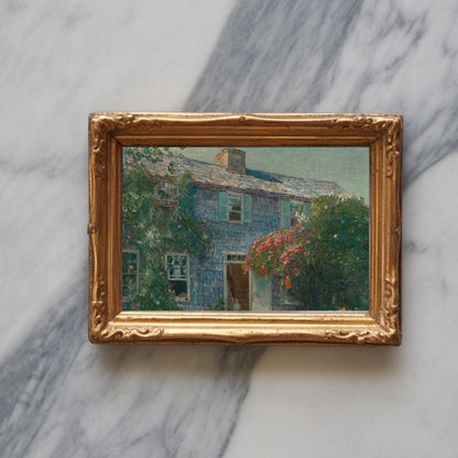 Old House at East Hampton by Childe Hassam | c. 1916 | Vintage Fine Art Print