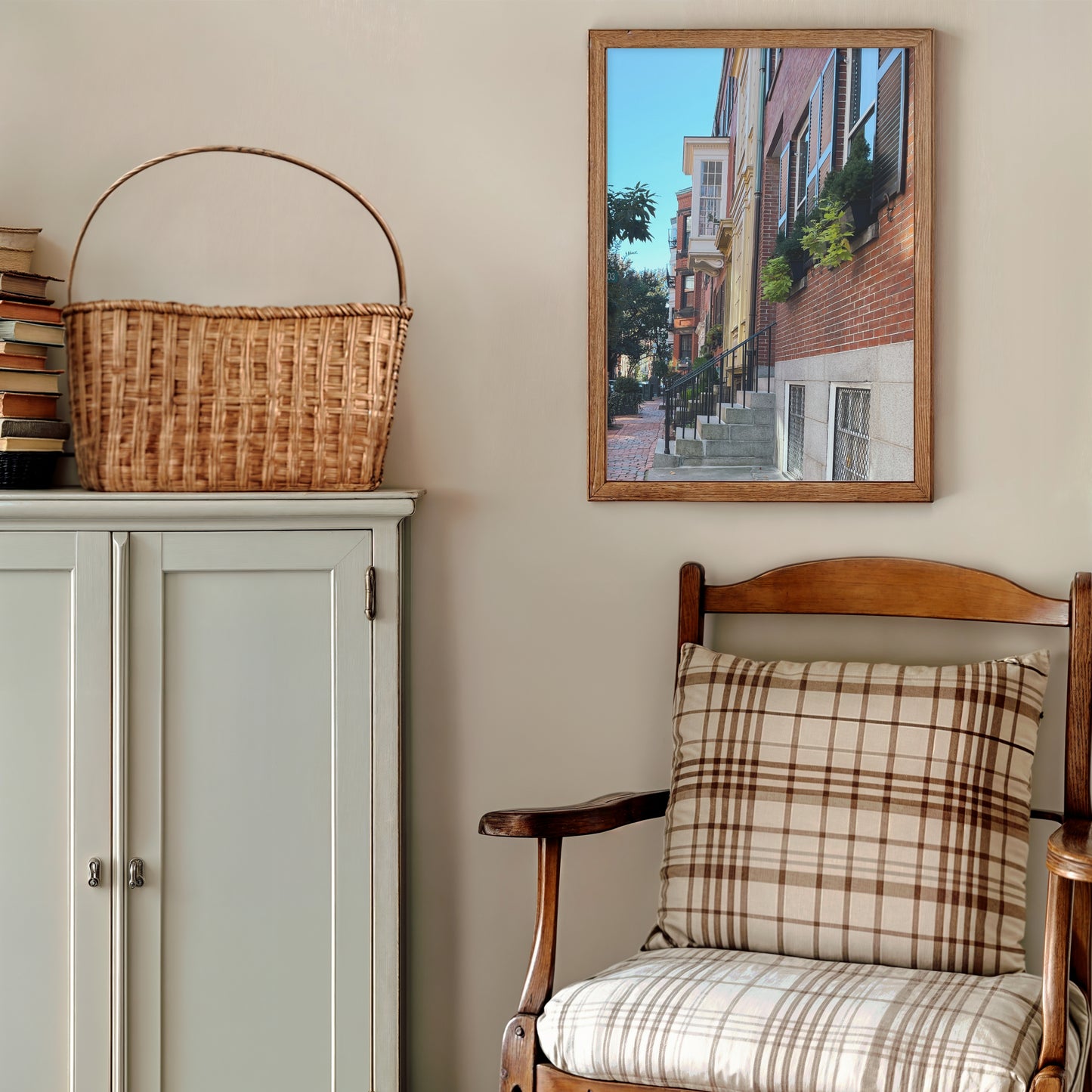 Beacon Hill Window Boxes Travel Photography Fine Art Print