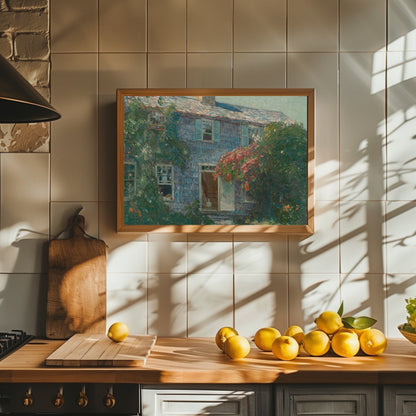 Old House at East Hampton by Childe Hassam | c. 1916 | Vintage Fine Art Print