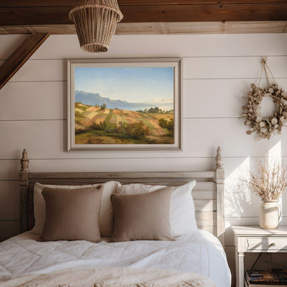 Swiss Landscape by Alexandre Calame | c. 1830 | Vintage Fine Art Print