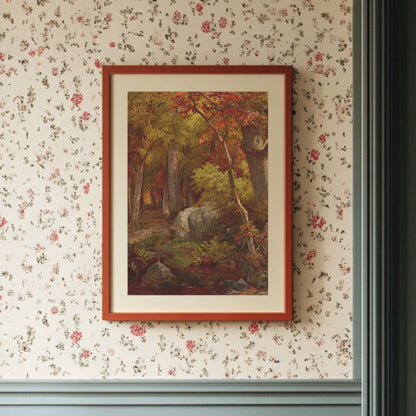 October by William Trost Richards | c. 1863 | Vintage Fine Art Print