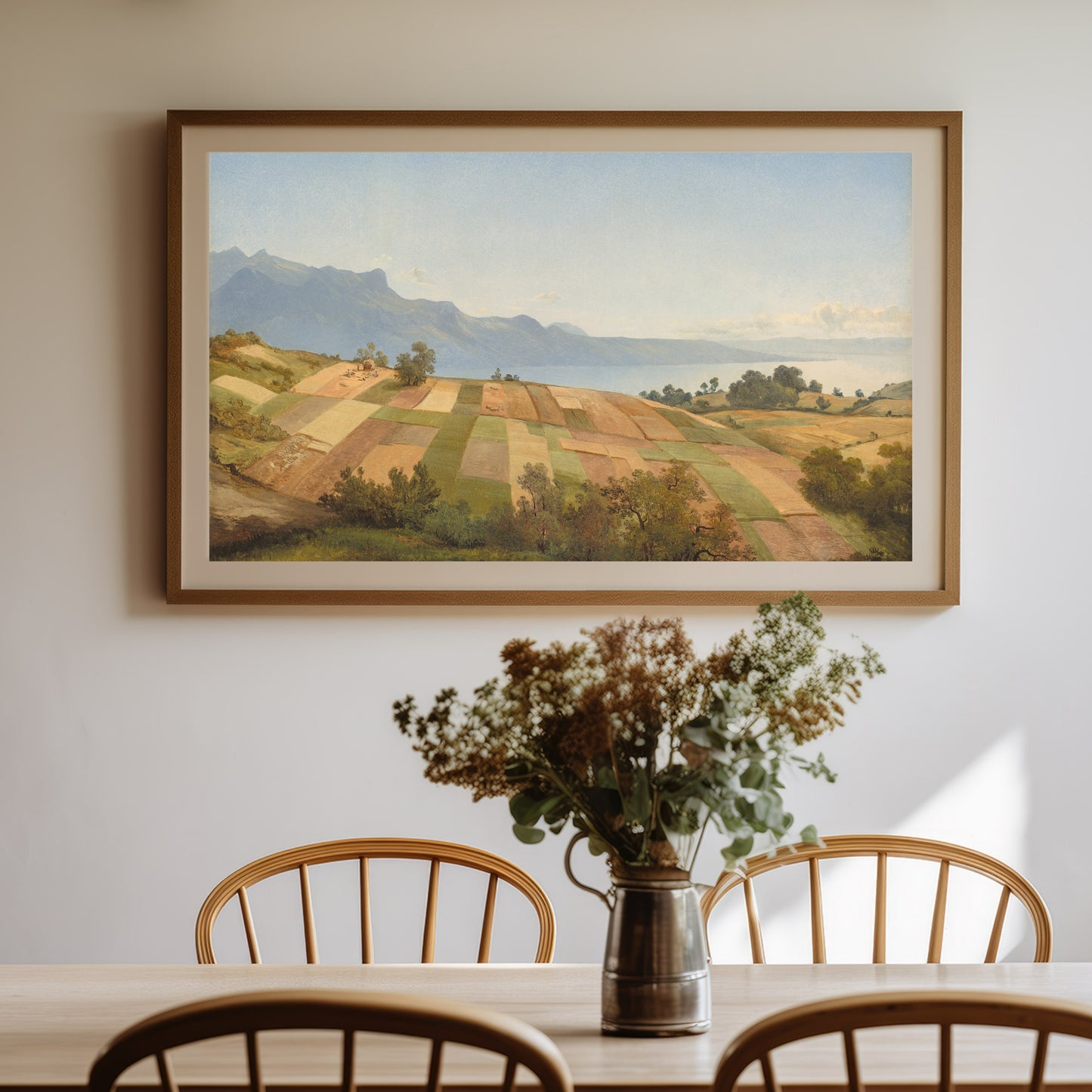 Swiss Landscape by Alexandre Calame | c. 1830 | Vintage Fine Art Print