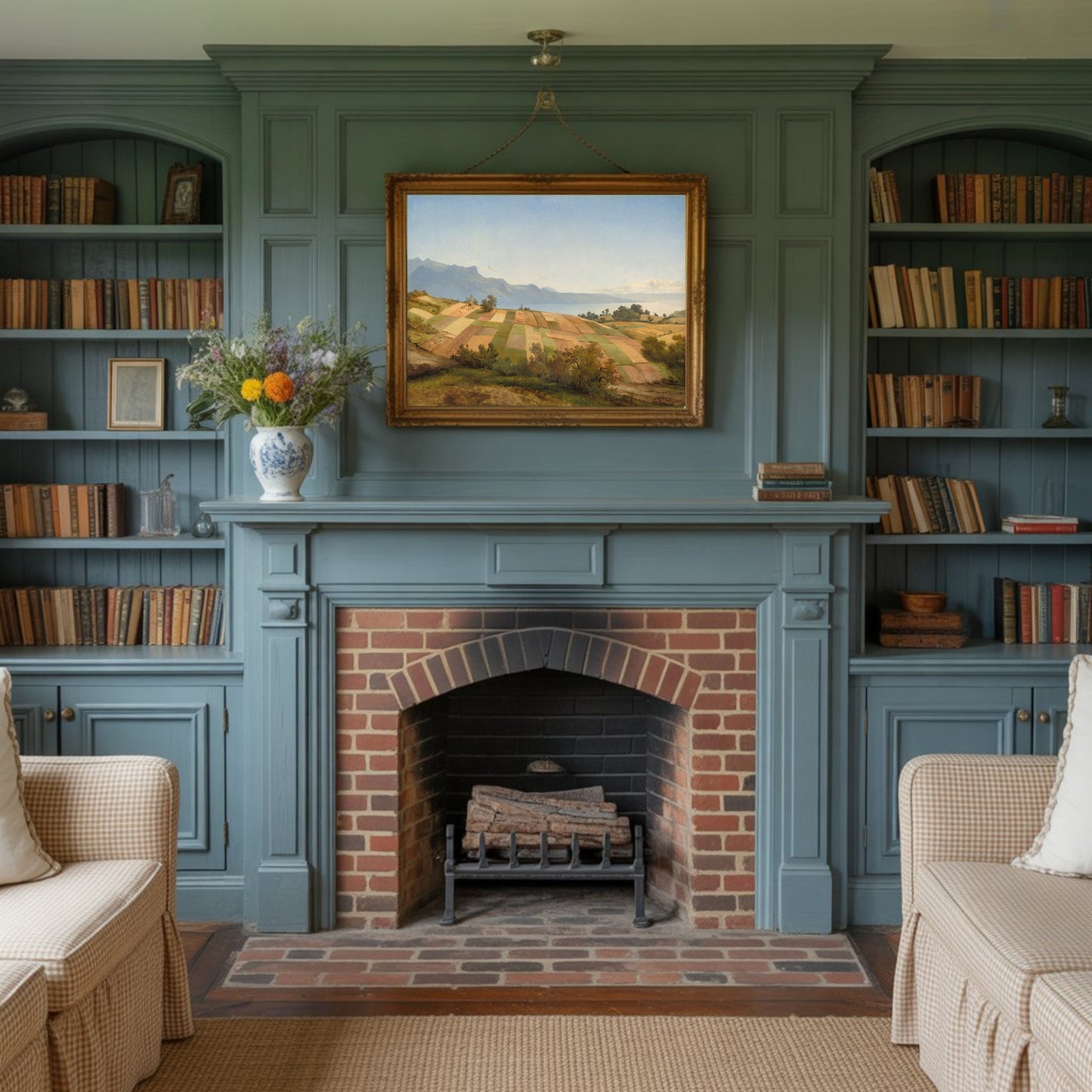 Swiss Landscape by Alexandre Calame | c. 1830 | Vintage Fine Art Print